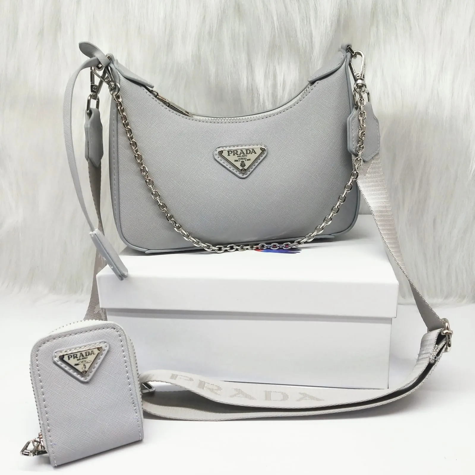 Parada Leather Nylon Re Edition Shoulder Bag