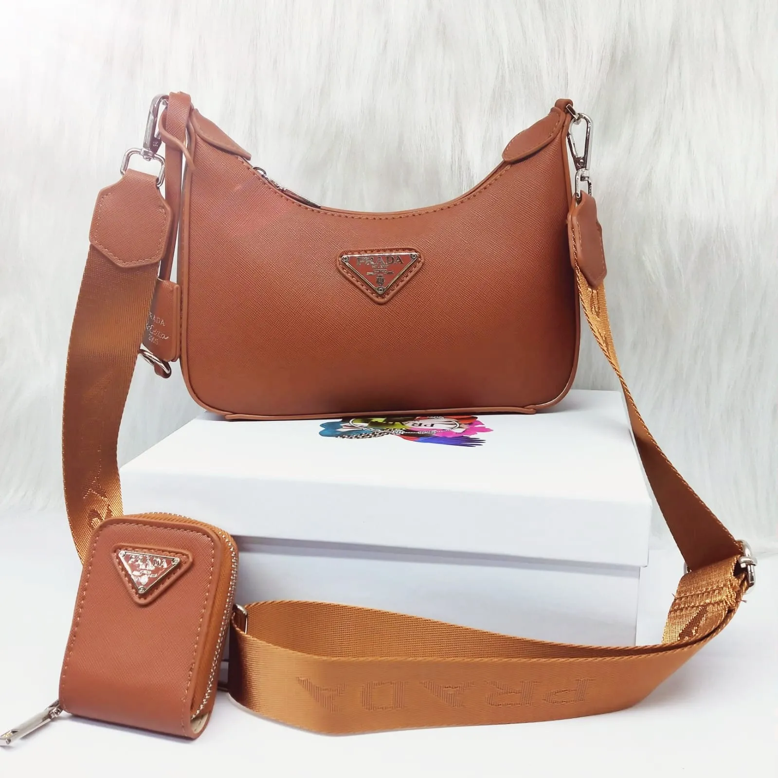 Parada Leather Nylon Re Edition Shoulder Bag