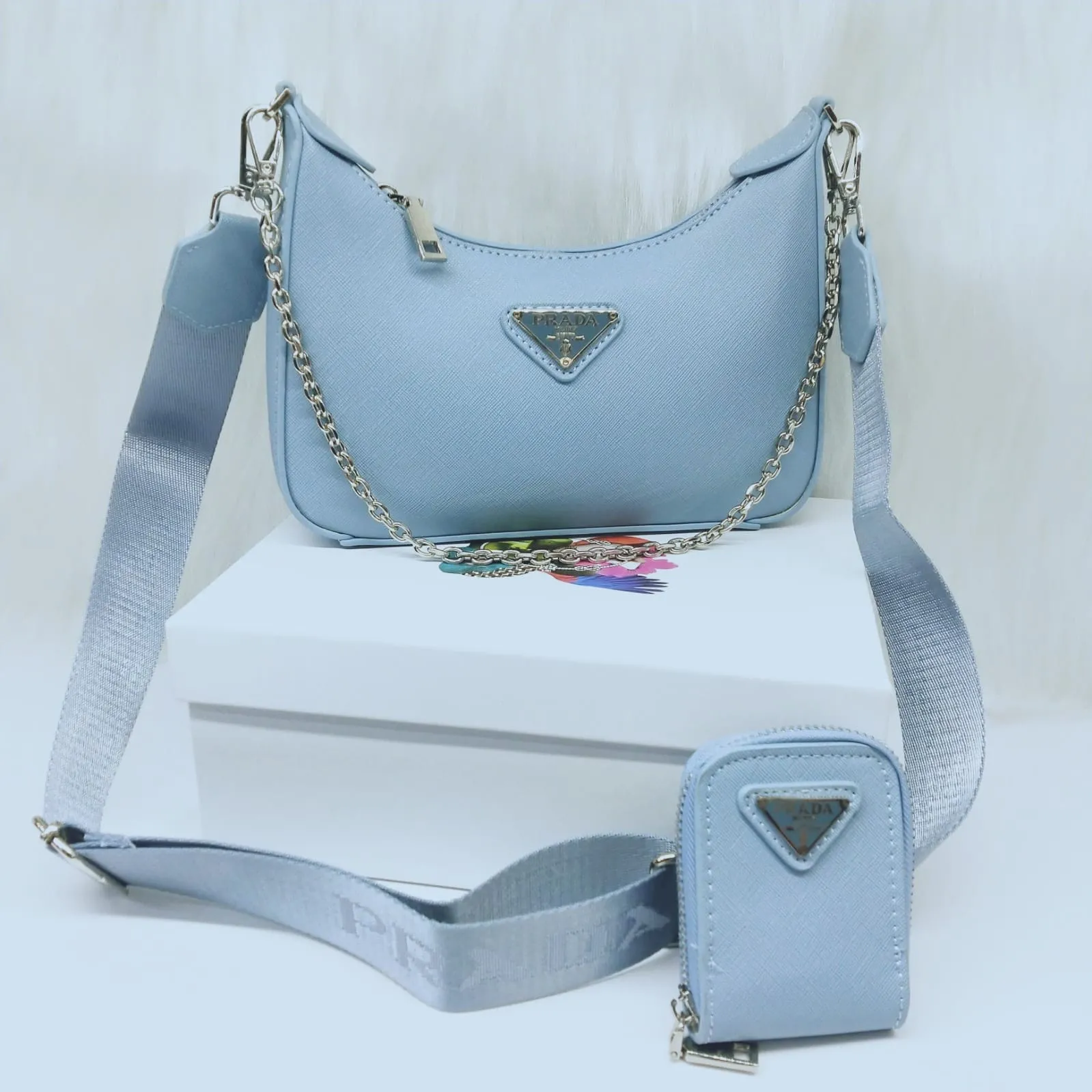Parada Leather Nylon Re Edition Shoulder Bag