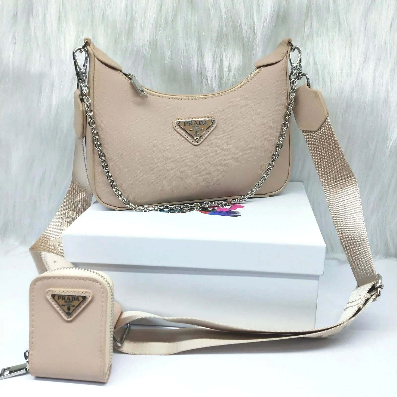 Parada Leather Nylon Re Edition Shoulder Bag