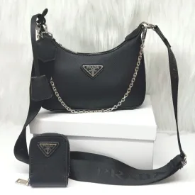 Parada Leather Nylon Re Edition Shoulder Bag