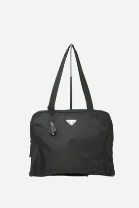 Prada Black Nylon Tessuto Handbag 1998