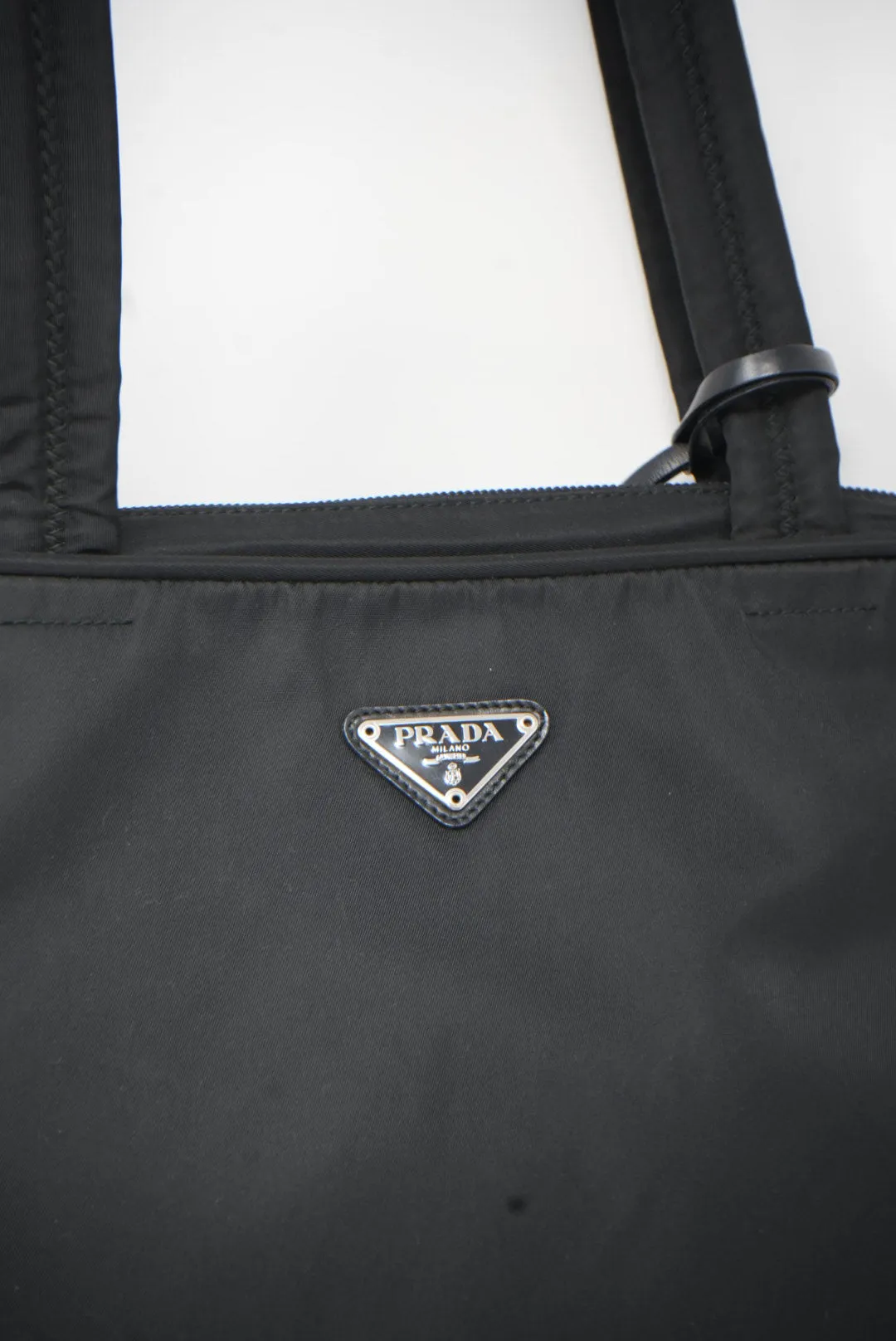Prada Black Nylon Tessuto Handbag 1998