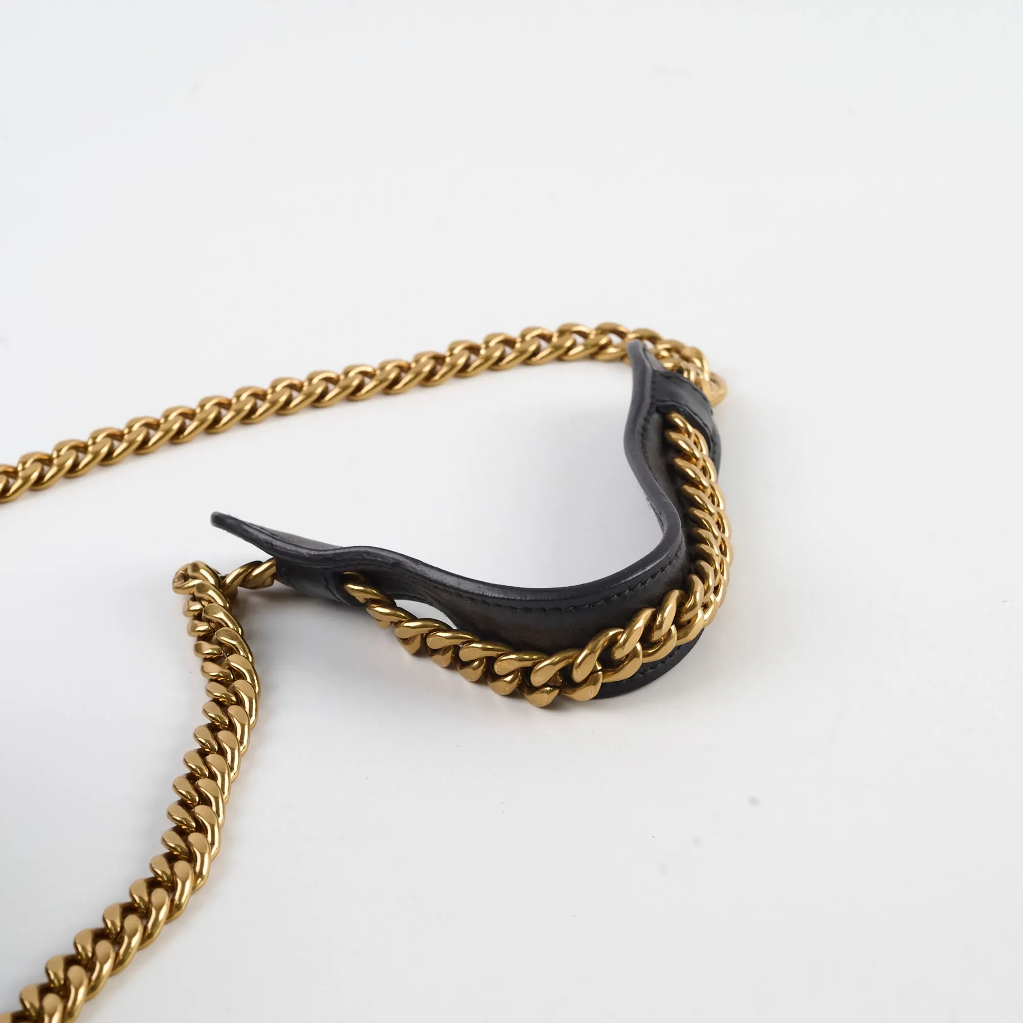 Prada Cahier Curved Crossbody Bag Black