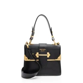 Prada Calfskin Cahier Top Handle