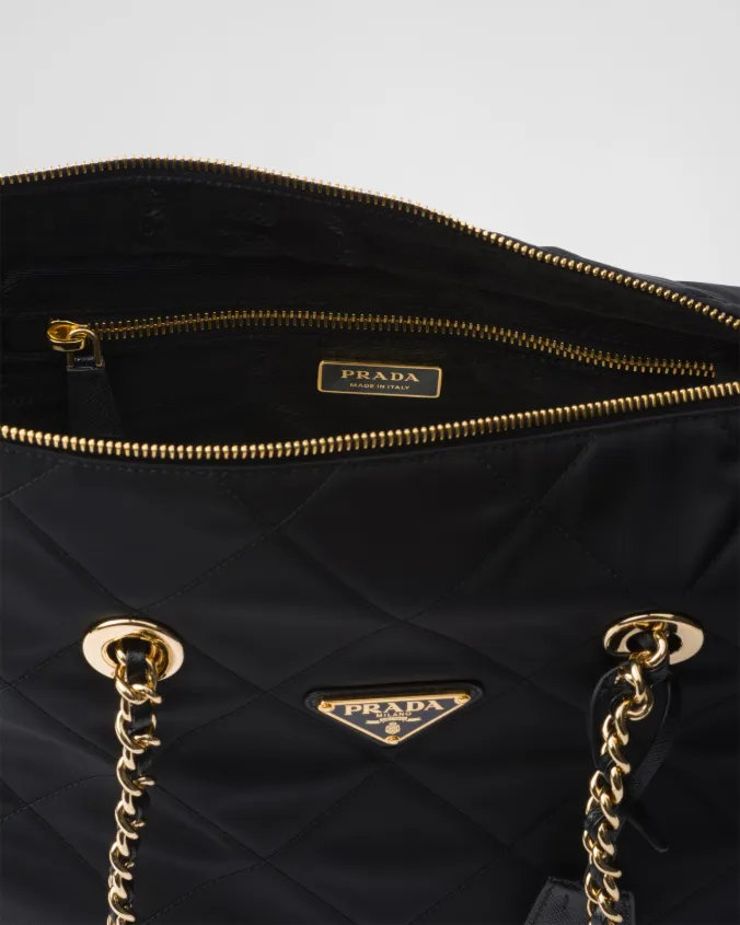 Prada re-edition 1995 chaîne medium re-nylon tote bag