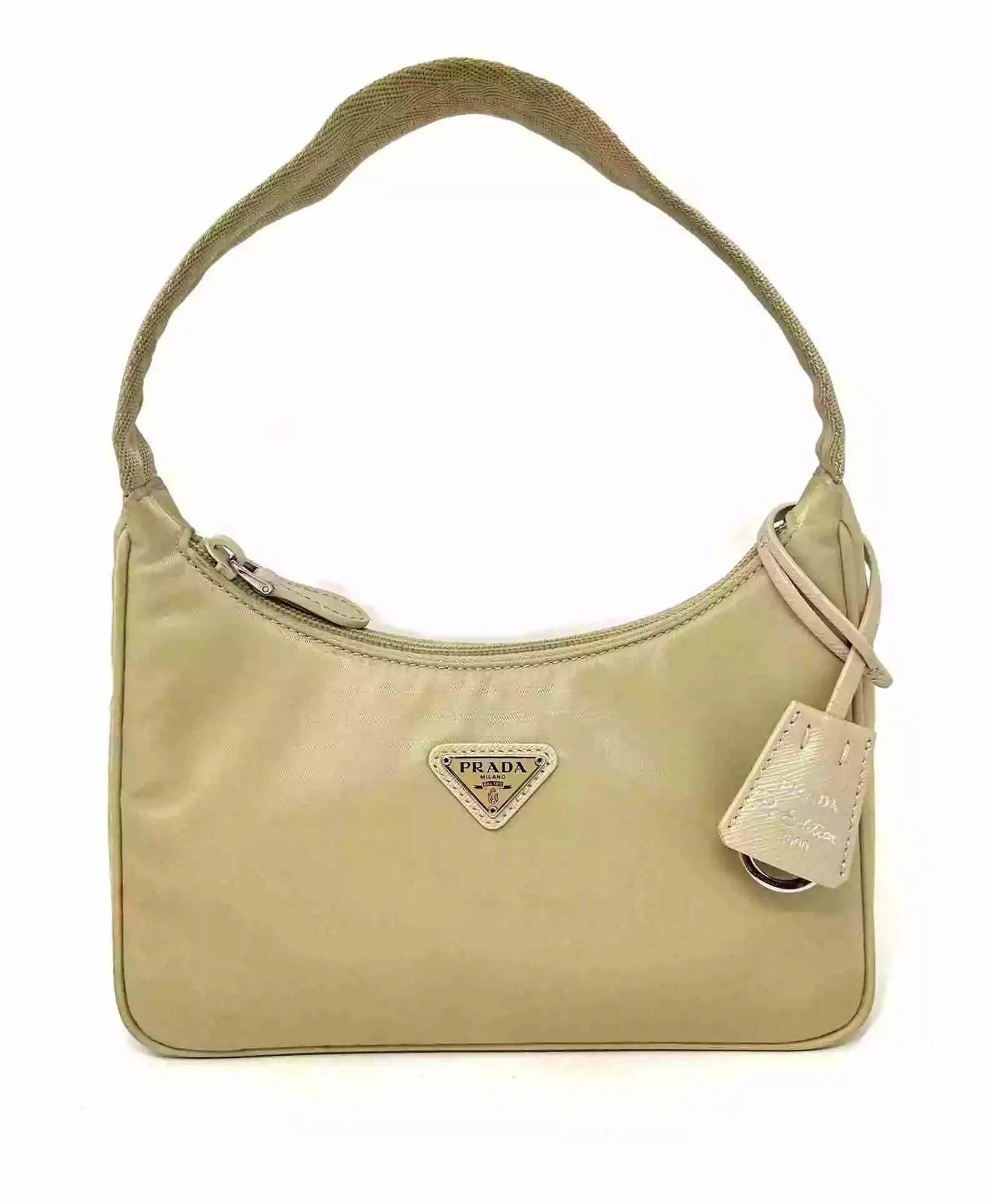 Prada Re-Edition 2000 Desert Beige Re-Nylon Mini Handbag
