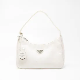 Prada White Re-Edition 2000 Mini Bag