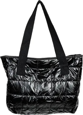 Puffy Tote Bag | Lightweight Purse for Women | Large Crossbody Long Shoulder Puff Bag | Padded Handbag with Zipper