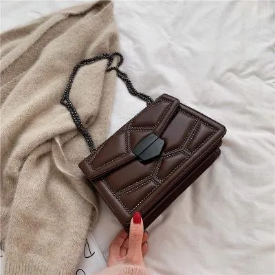Rivet Chain Small Shoulder Bag with Studs