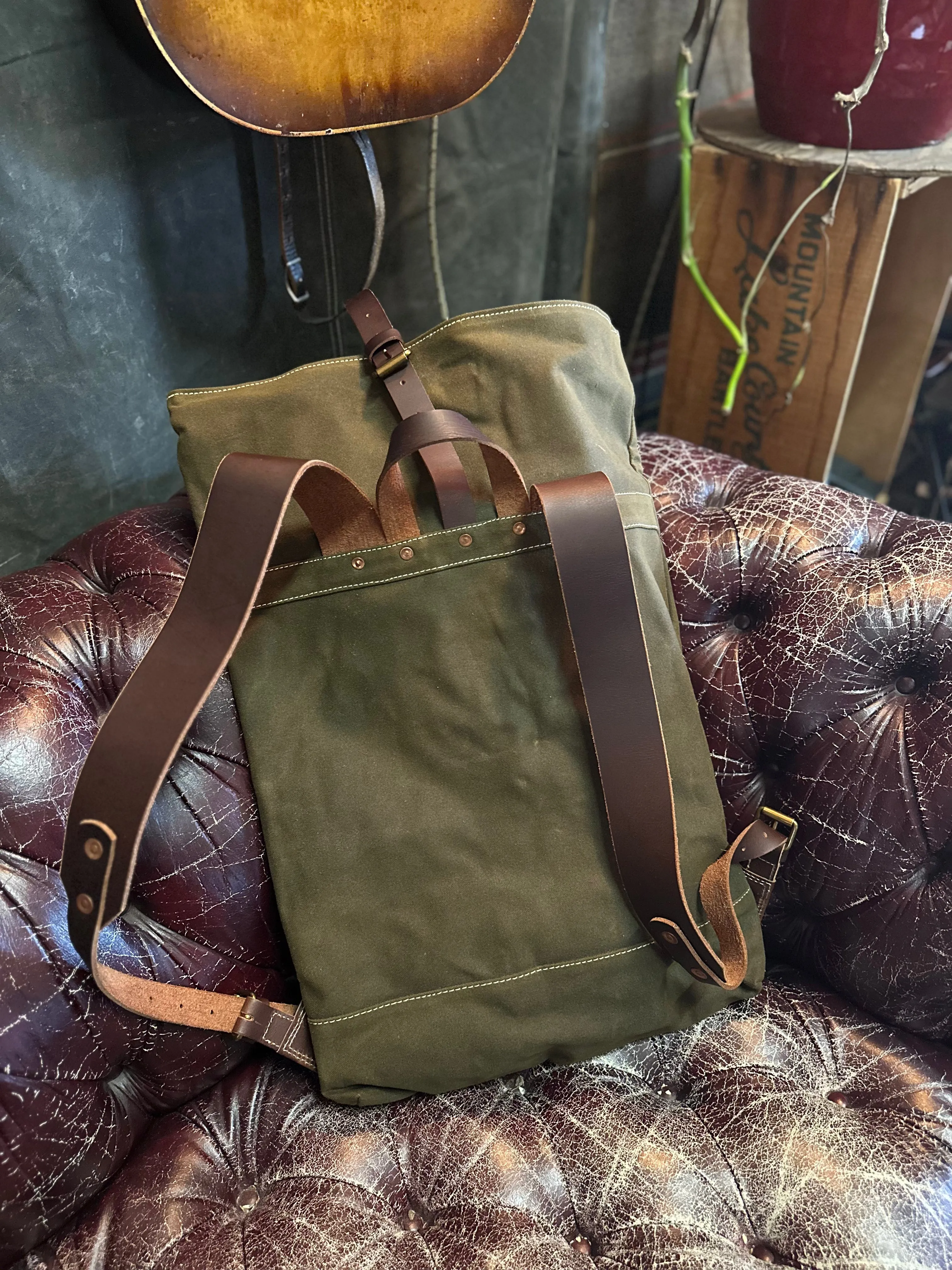 Roll Top Backpack