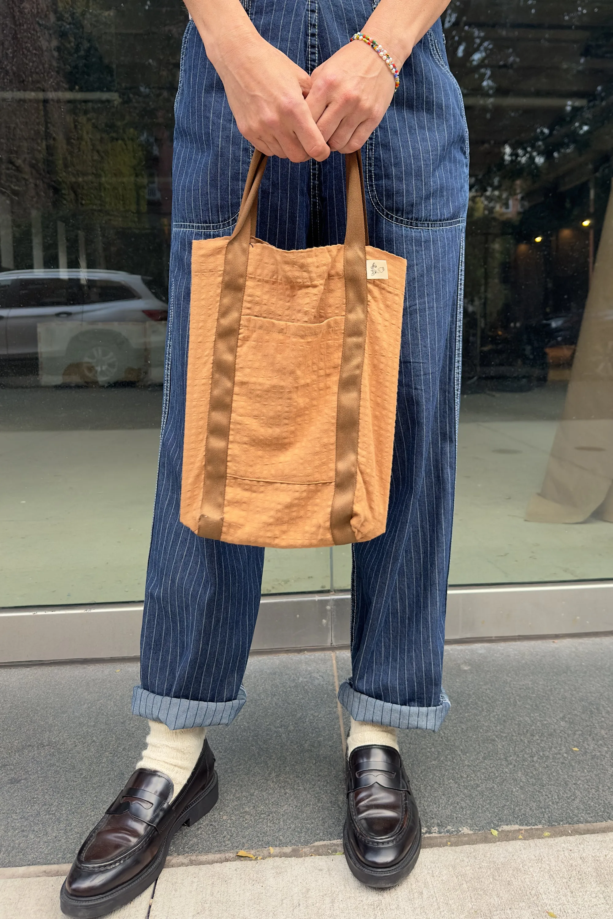 Seersucker Tote Bag
