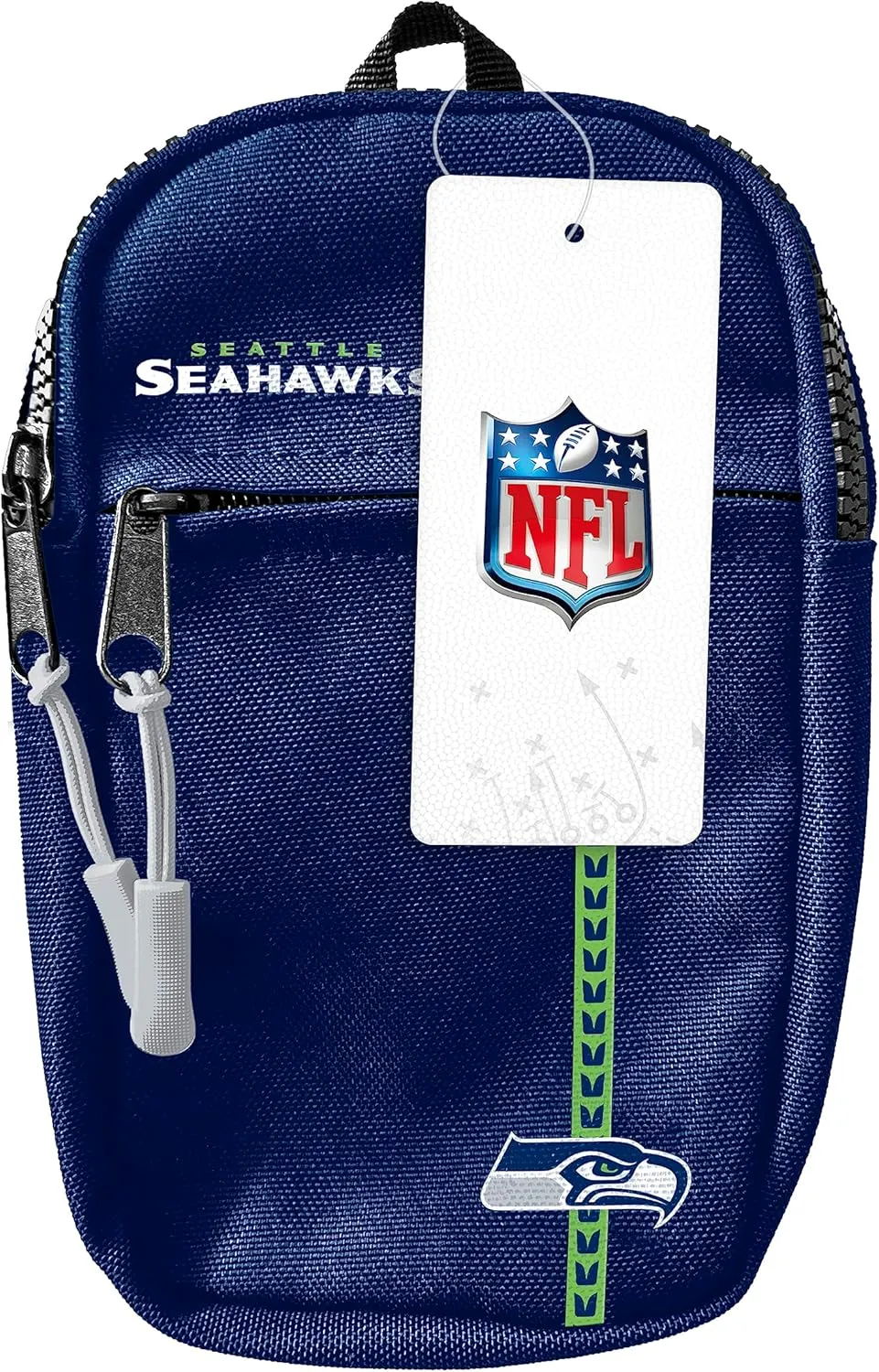 SOAR Unisex Crossbody Tech Adjustable Strap Travel Backpack Officially Licensed NFL, Mini Sling Bag