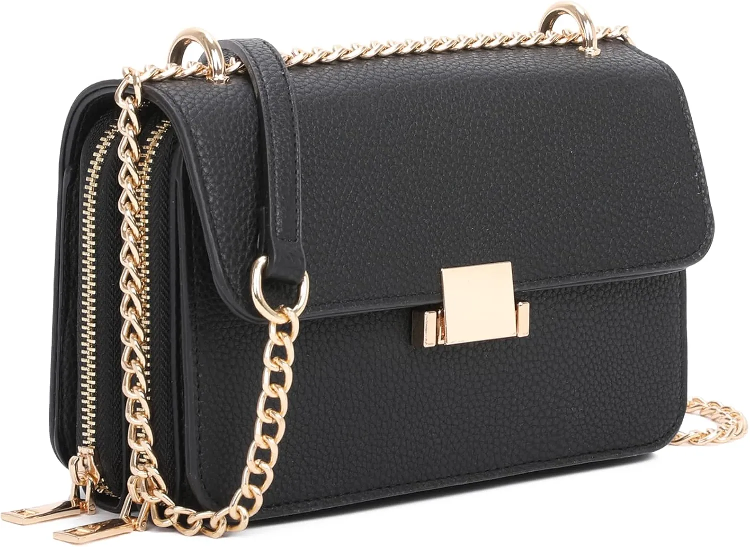 Square Shoulder Bags for Women Chain Strap Crossbody Bag Medium Leather Evening Bag for Women Satchel Handbags