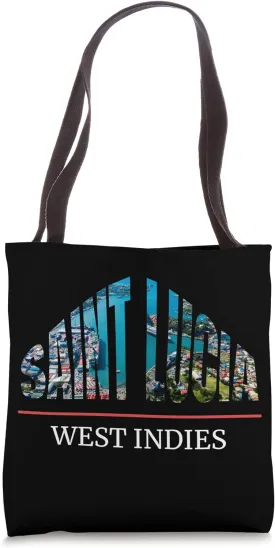 St. Lucia West Indies Photography Vacation Travel Souvenir Tote Bag