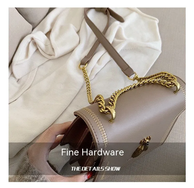 Summer New Chain Retro Bee Shoulder Portable Messenger Bag