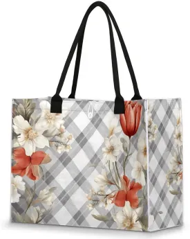 Tote Bag for Women Reusable Canvas Shoulder Bag