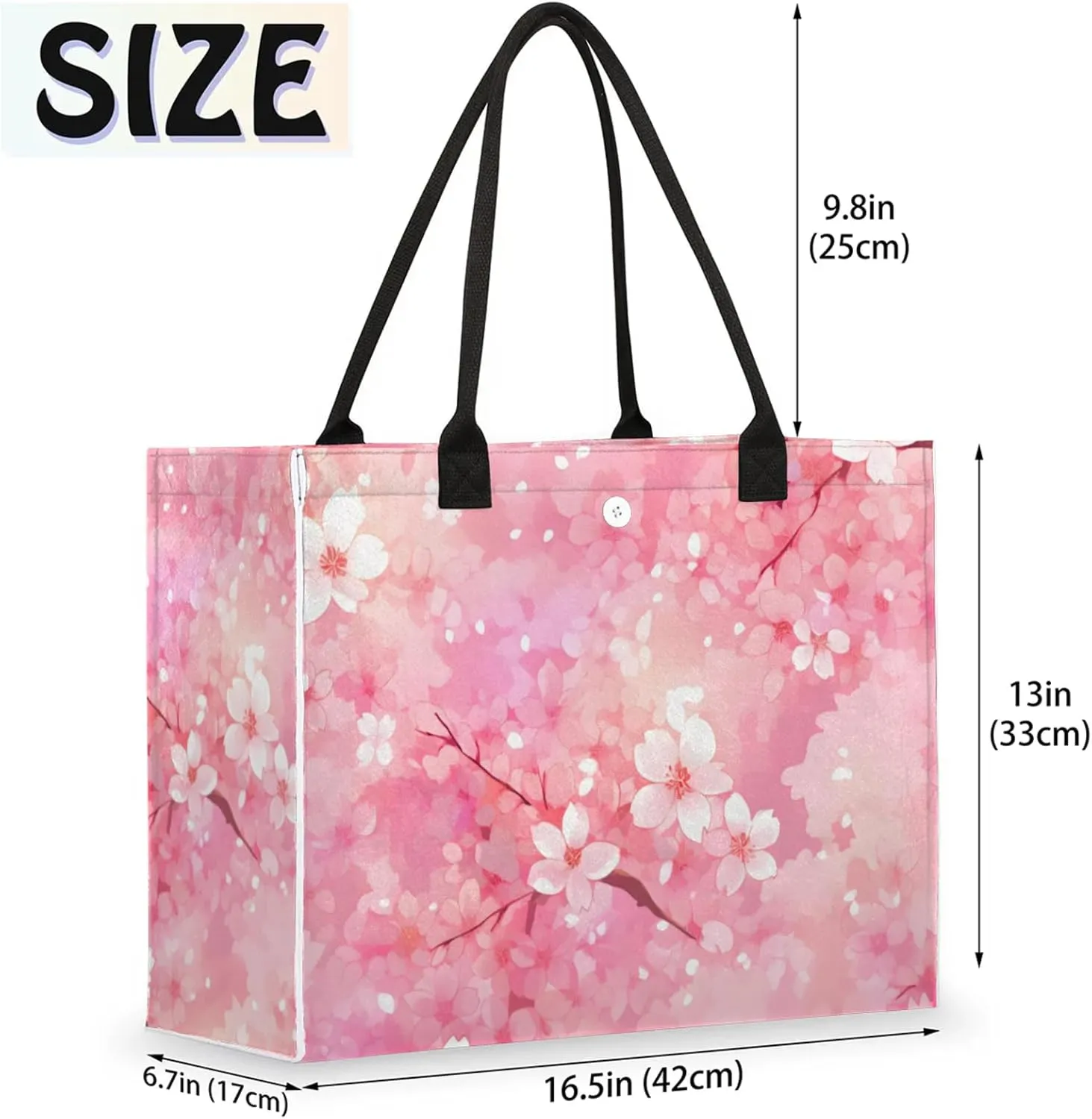 Tote Bag for Women Reusable Canvas Shoulder Bag
