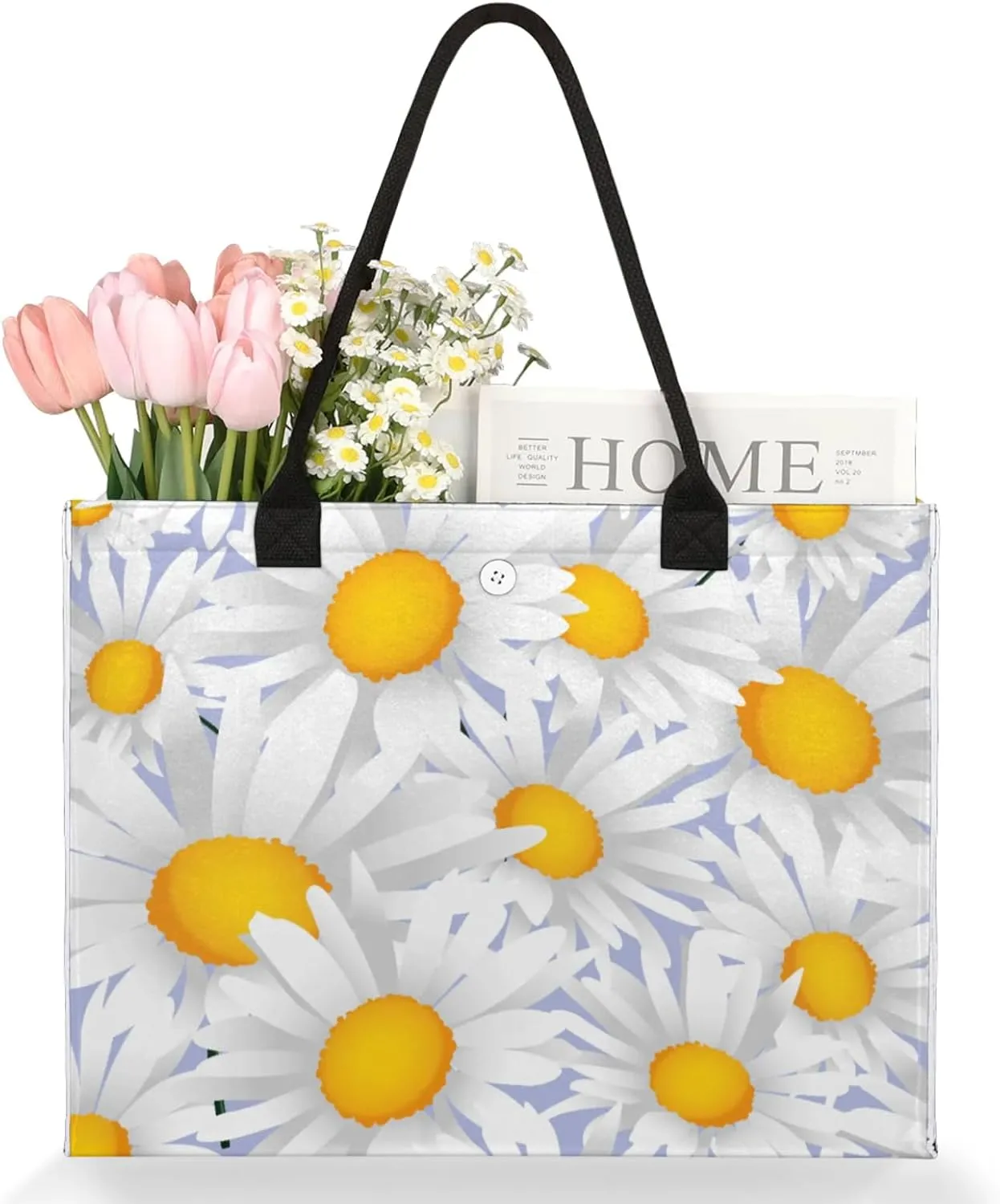 Tote Bag for Women Reusable Canvas Shoulder Bag