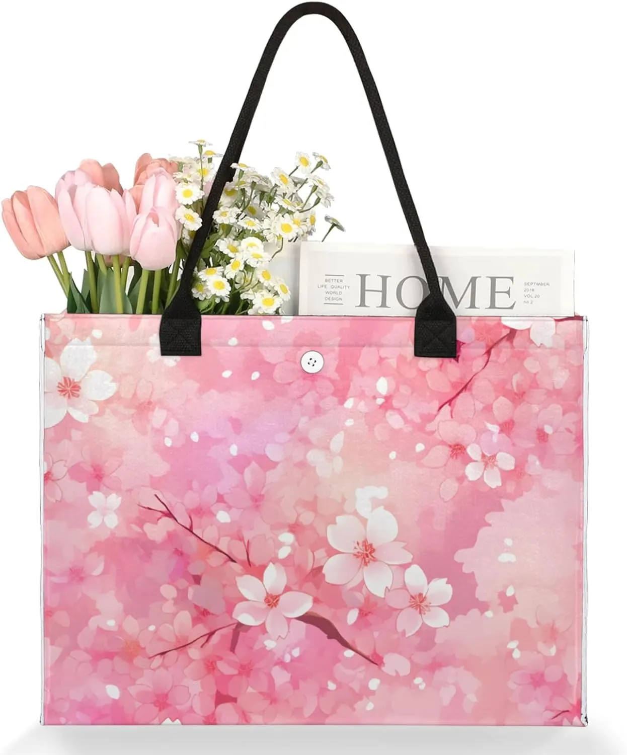 Tote Bag for Women Reusable Canvas Shoulder Bag