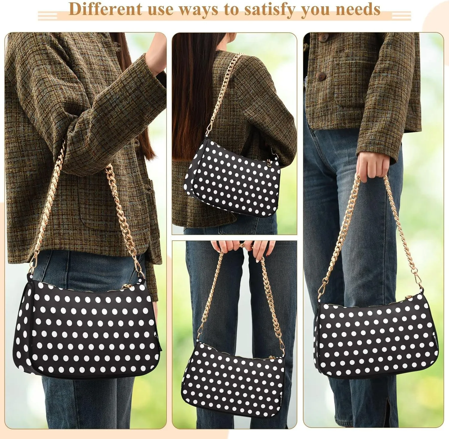 Women Shoulder Bag Crossbody Tote Handbag Chain Bag