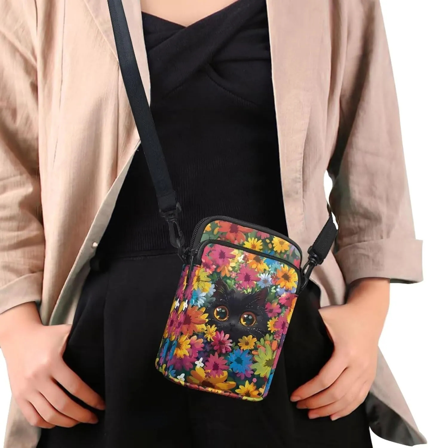 Womens Crossbody Bag Cell Phone Purse Wallet Small Shoulder Handbag Travel Sports Gym Bag