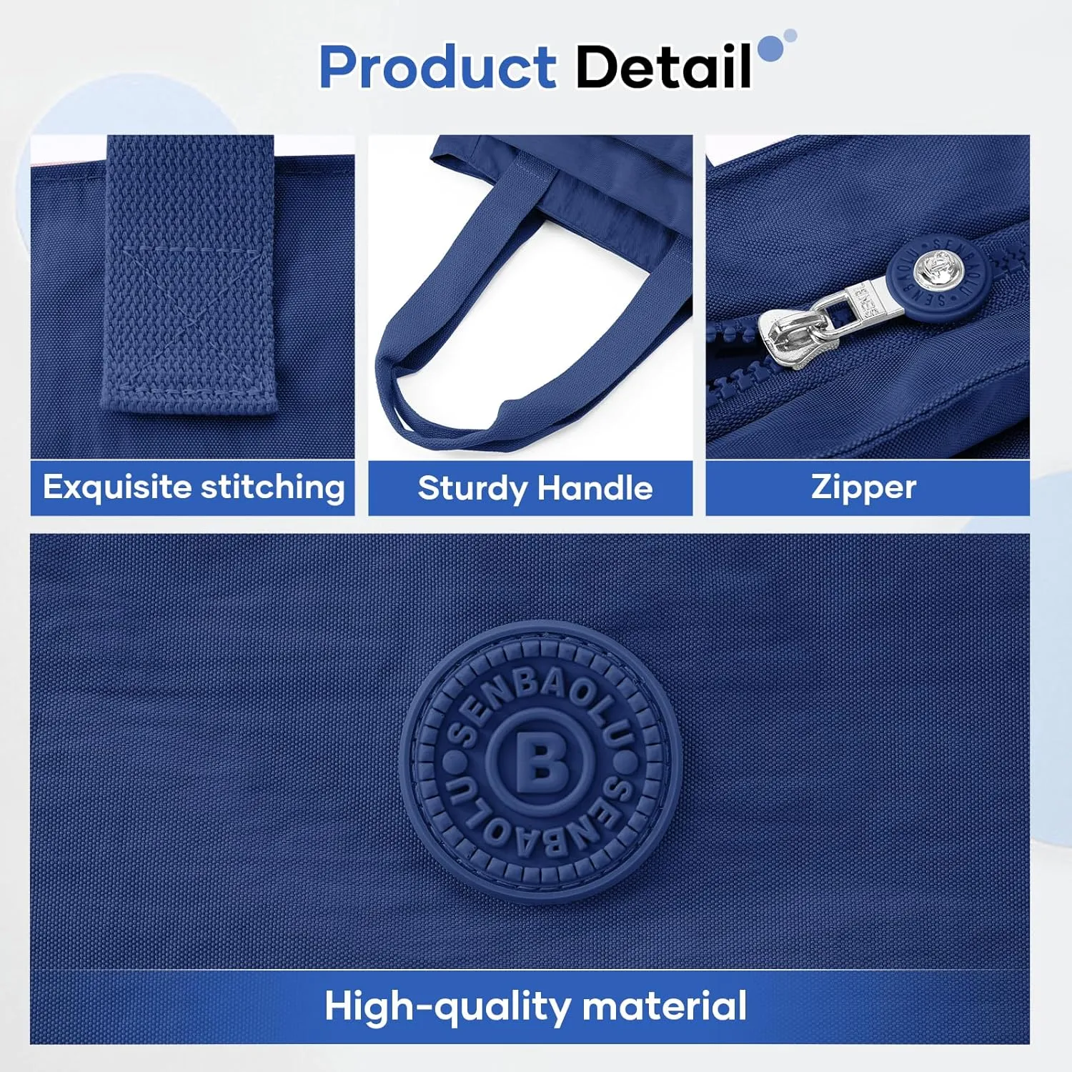 Work Tote Bag for Women, Travel Shoulder Bag Large Purse Nurse Tote Bag with Zipper for School, College, Gym