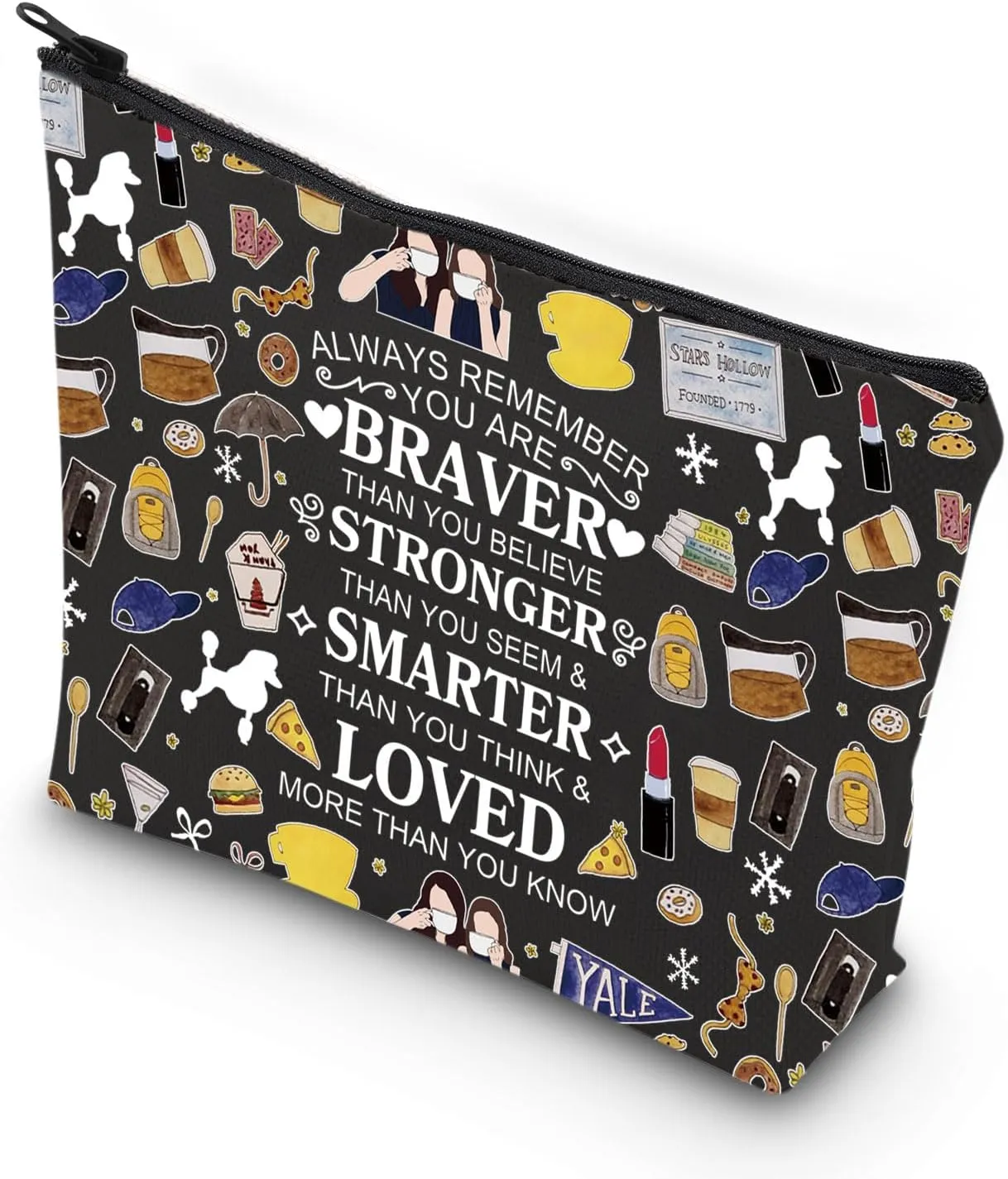 WSNANG G G TV Show Gift Diner Tote Bag TV Show Reusable Shoulder Bag Lorelai Rory Fan Gift