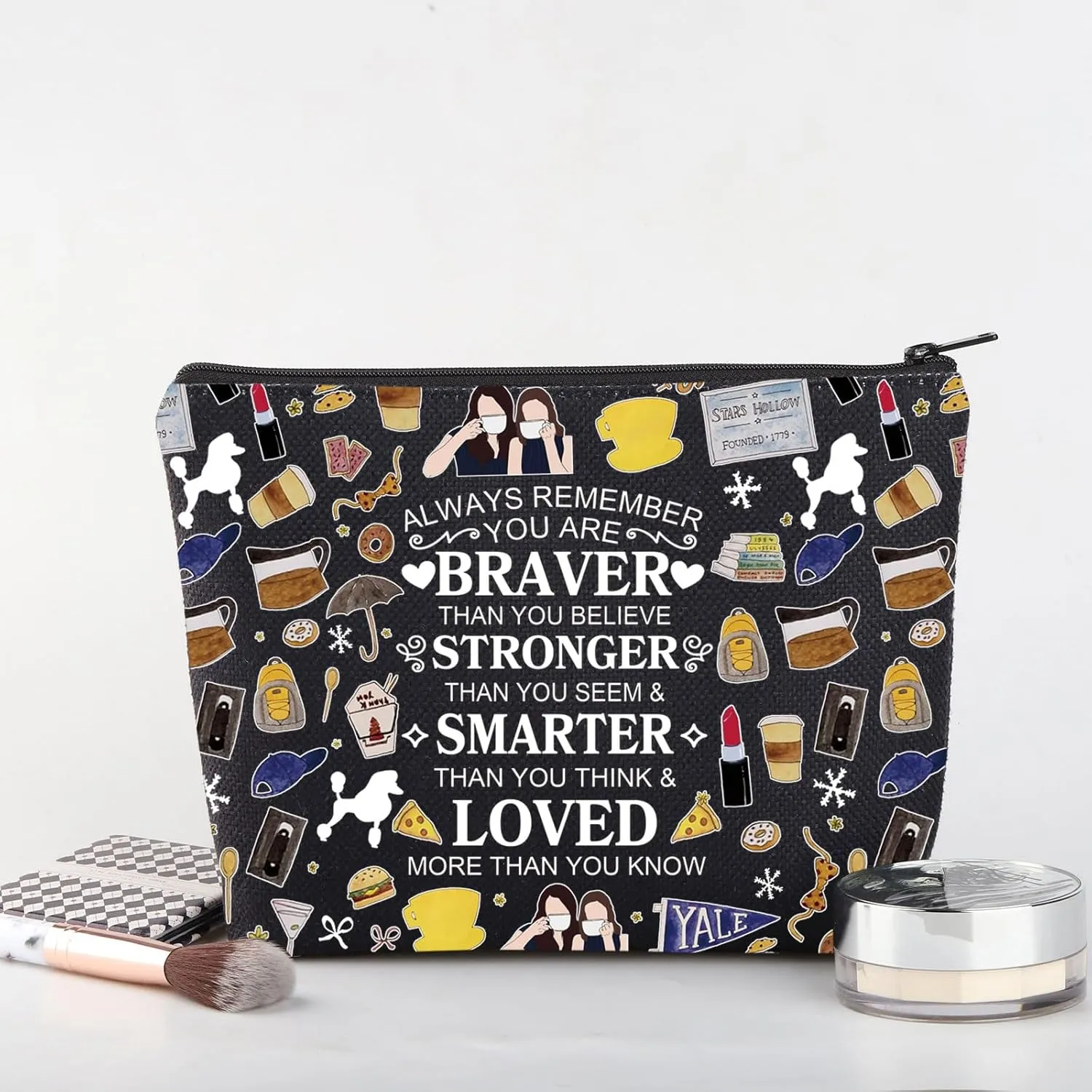 WSNANG G G TV Show Gift Diner Tote Bag TV Show Reusable Shoulder Bag Lorelai Rory Fan Gift