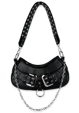 Y2k Convertible Double Belt Shoulder Bag Wicked Misfit
