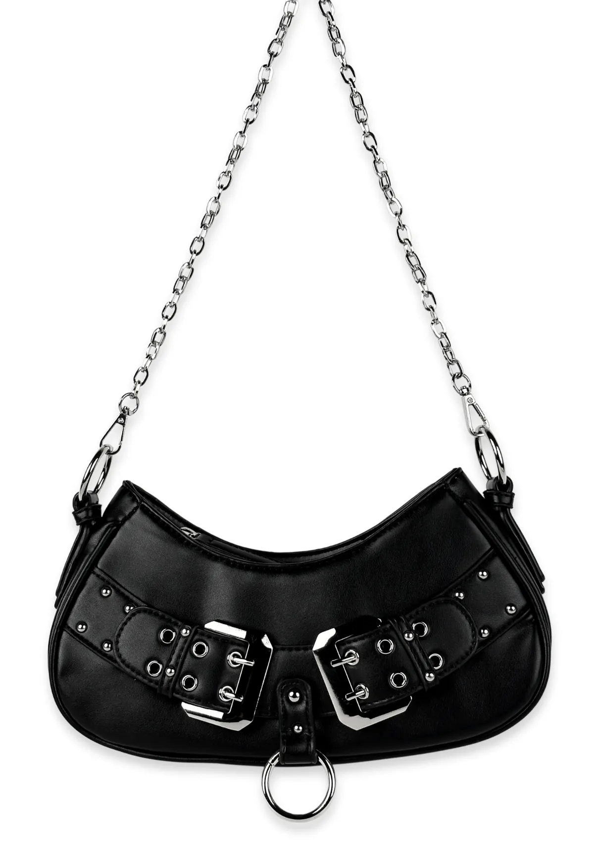 Y2k Convertible Double Belt Shoulder Bag Wicked Misfit