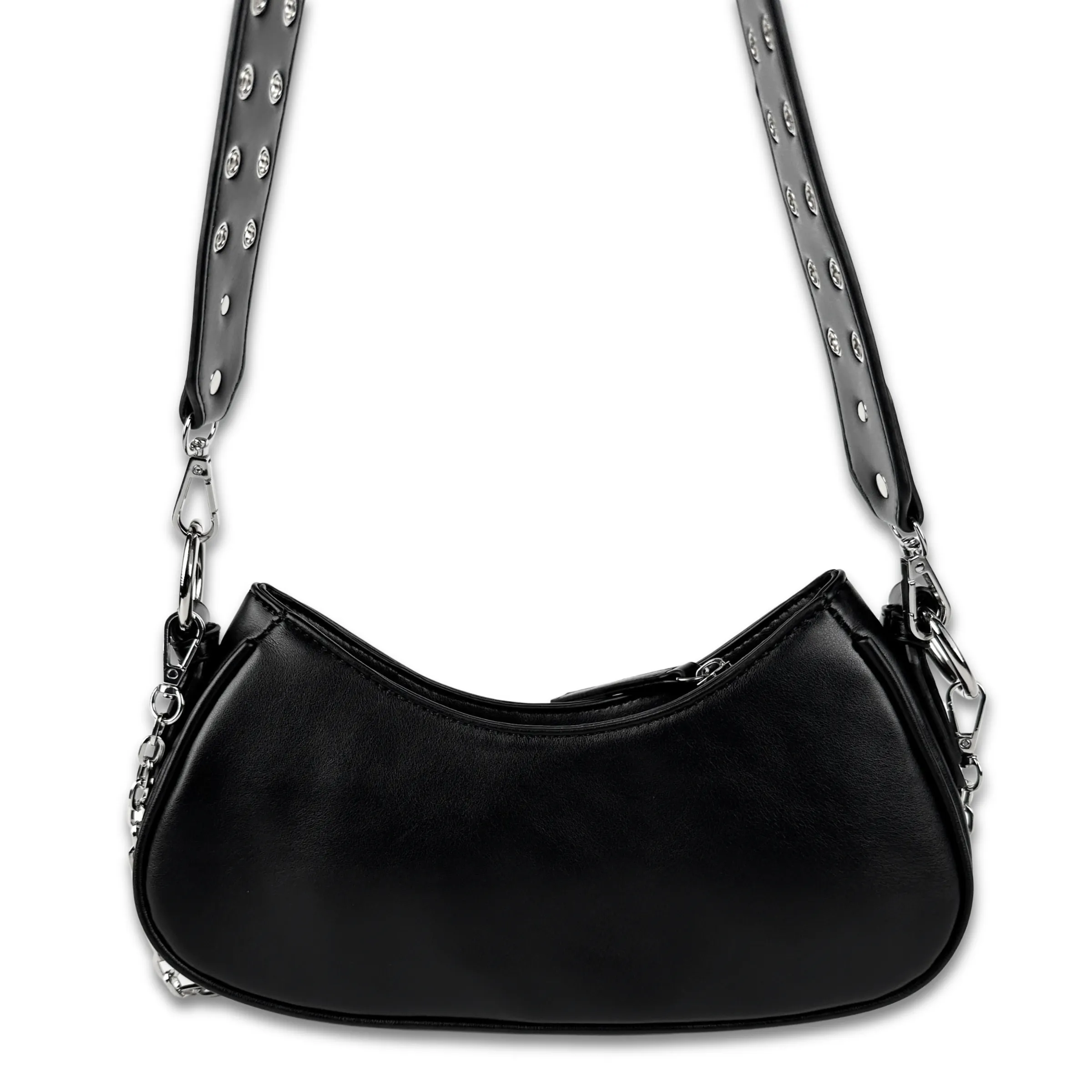 Y2k Convertible Double Belt Shoulder Bag Wicked Misfit